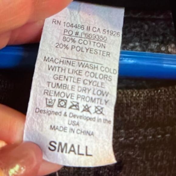 POLARI S women’s size small sweatshirt, blue NWOT - Picture 5 of 5